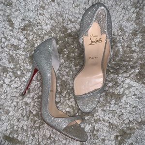 Christian Louboutin open toe pumps